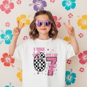 6 7 T-shirt girl or boy New White Graphic tree. trending kids and adult sizes